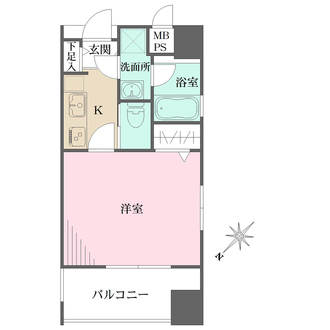 パリス大濠ベイタウンの間取図