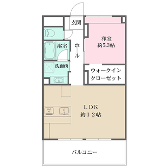 ライオンズマンション姪浜の間取図