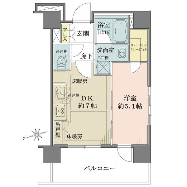 サンクレイドル上野IIの間取図