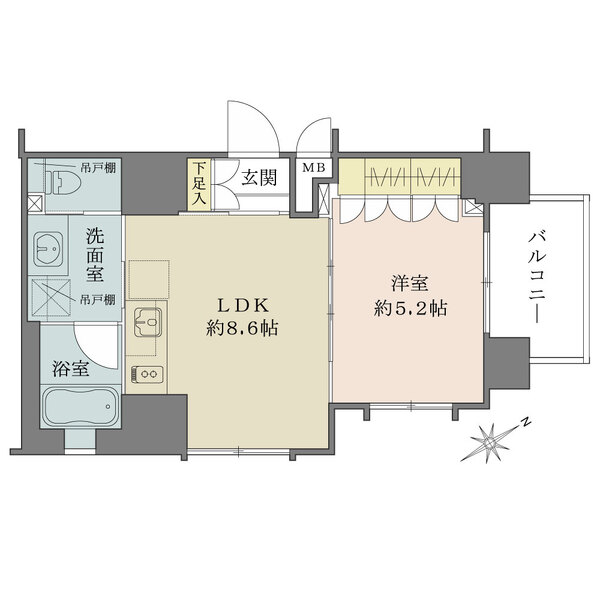 D´クラディアイヴァン御茶ノ水の間取図