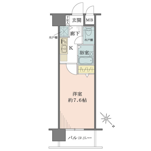 ガラ・シティ茗荷谷の間取図