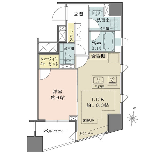 パークハウス本郷三丁目アーバンスの間取図
