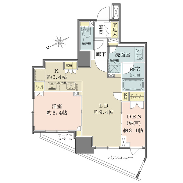 ザ・パークハウス小石川春日の間取図
