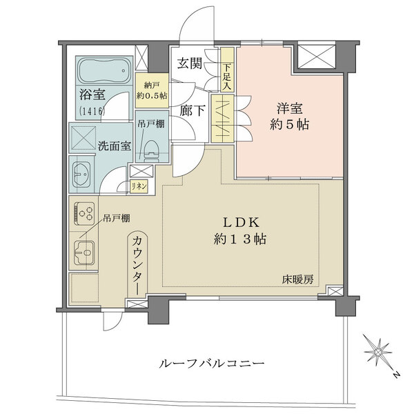 小石川ザ・レジデンスイーストスクエアの間取図