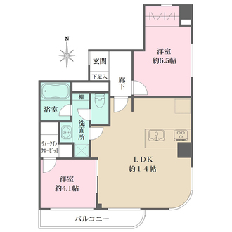 ベルスクエア小石川の間取図