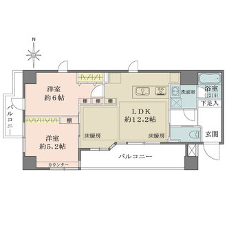 サンクタス本郷元町の間取図