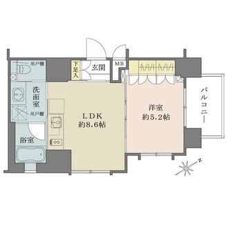 D´クラディアイヴァン御茶ノ水の間取図