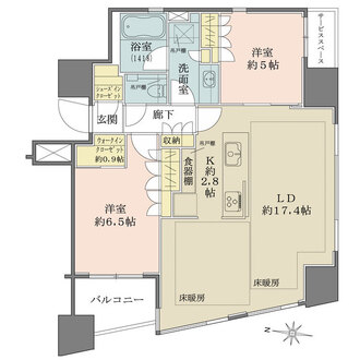 パークホームズ本郷東大前の間取図