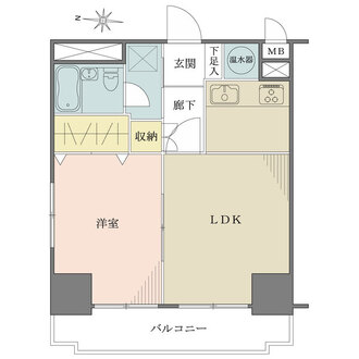 赤門ロイヤルハイツの間取図