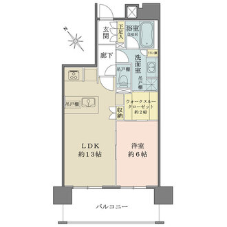 小石川アインスの間取図