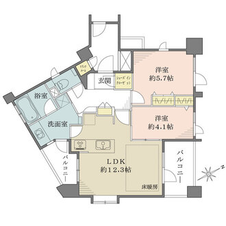 サンクタス本郷の間取図