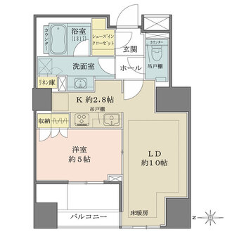 パークハウス市谷柳町の間取図