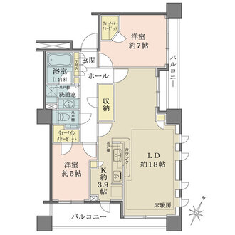 THE TOWER KOISHIKAWAの間取図