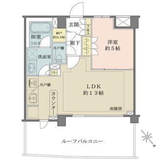 小石川ザ・レジデンスイーストスクエアの間取図
