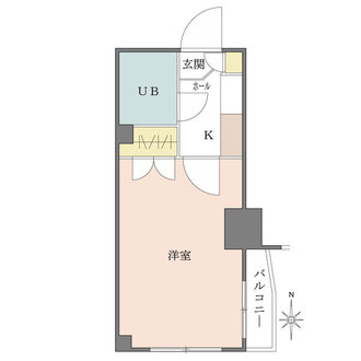 エヴェナール茗荷谷の間取図