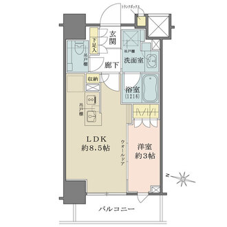 ブランズ文京本郷一丁目の間取図