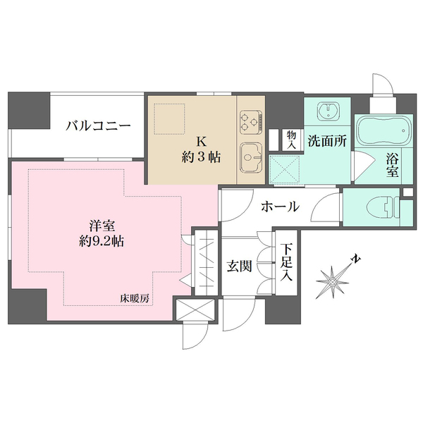 渋谷神山町レジデンスの間取図