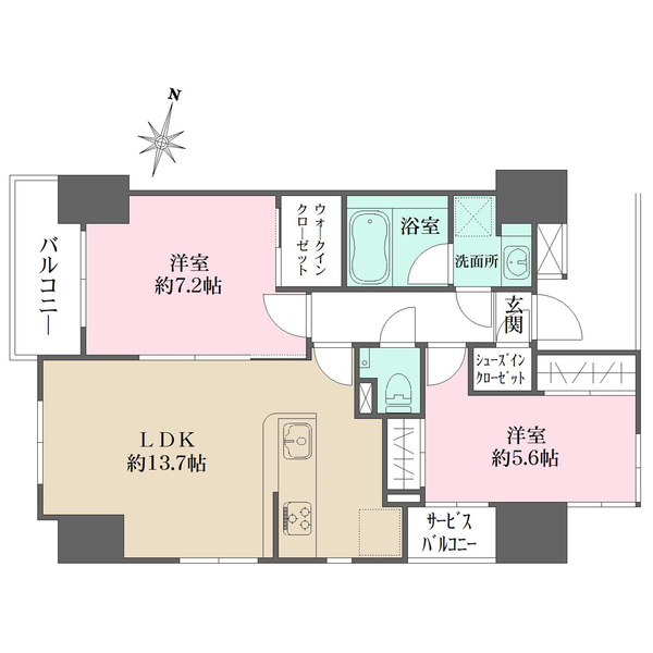 半蔵門レジデンスの間取図