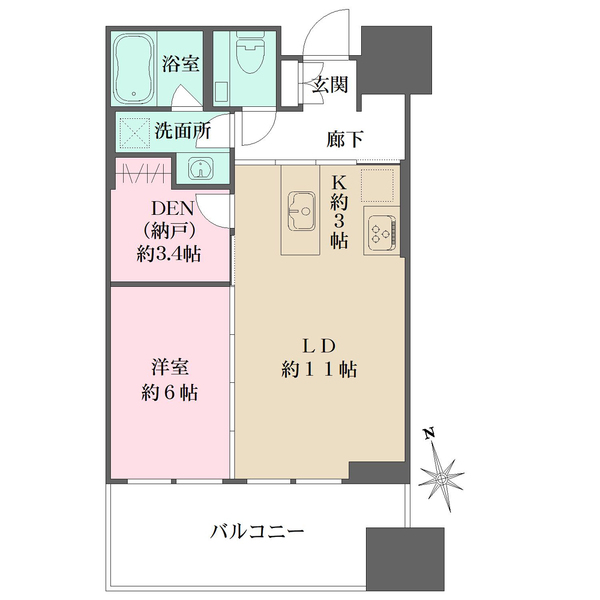 麻布台ヒルズレジデンスBの間取図
