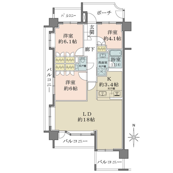 ルイシャトレ五反田の間取図