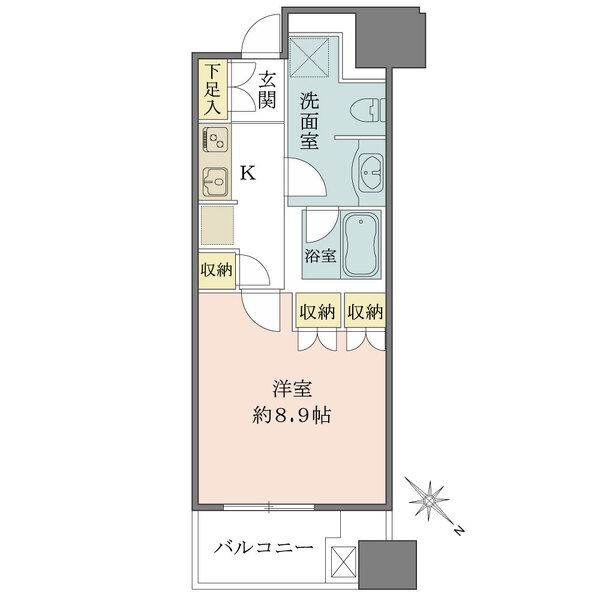 麻布台ヒルズレジデンスBの間取図