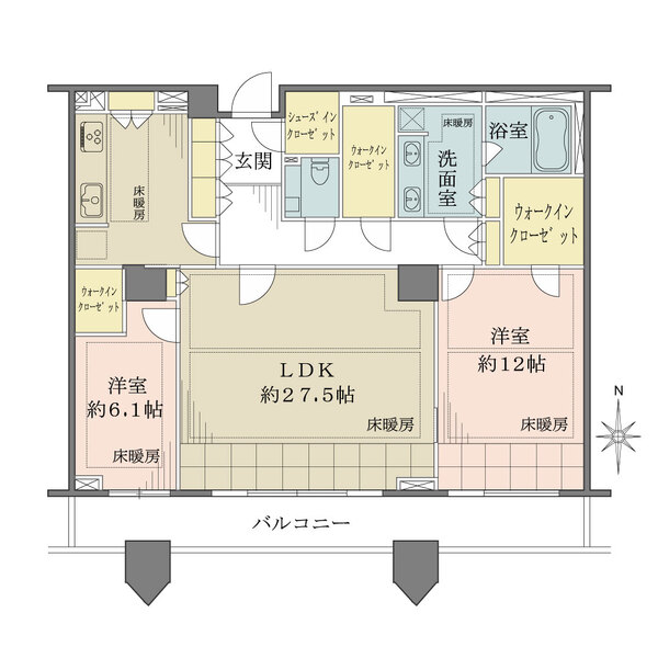 東京パークタワーの間取図