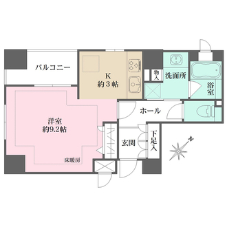 渋谷神山町レジデンスの間取図