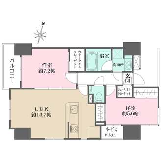 半蔵門レジデンスの間取図