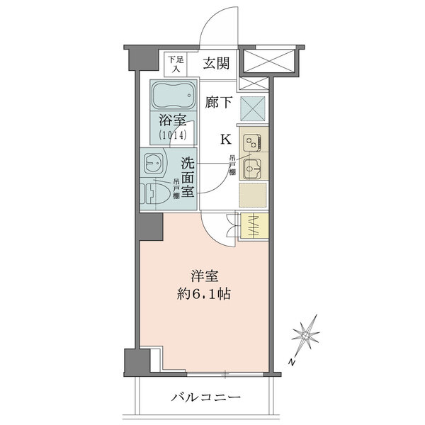 スクエアシティ鶴見リバーサイドの間取図
