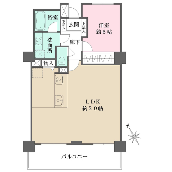 ライオンズタワー池袋の間取図