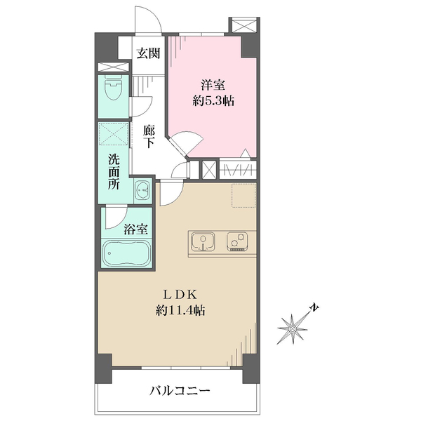 藤和シティコープ日吉北の間取図