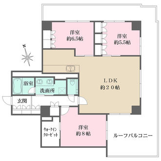 パレール川崎の間取図