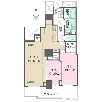 サウザンドシティの間取図