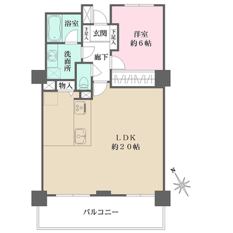 ライオンズタワー池袋の間取図