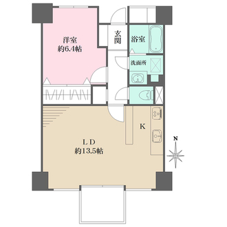 プレイヤー日吉の間取図