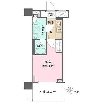 メインステージ川崎WESTの間取図