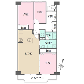第2セントラルコーポの間取図