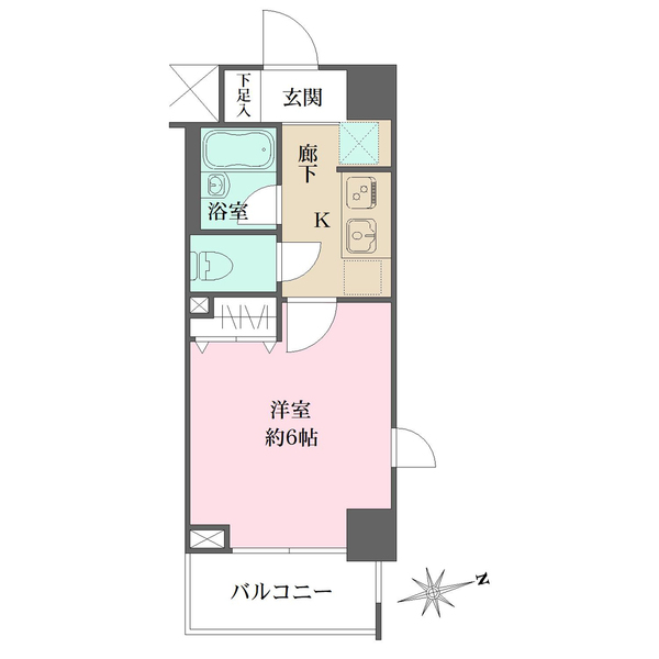 ハーモニーレジデンス山手大塚の間取図