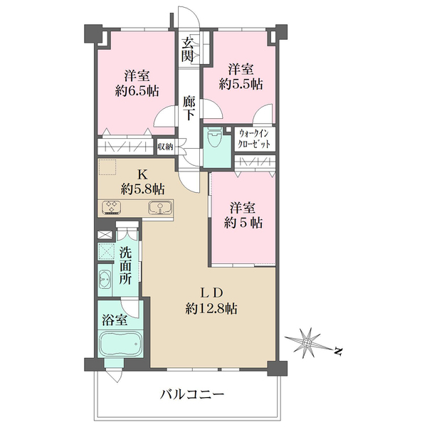 東京マスタープレイスの間取図