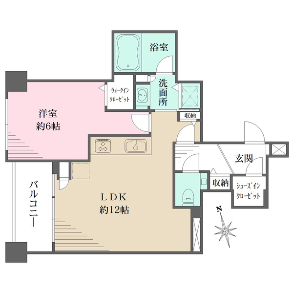 大森ナショナルコートの間取図