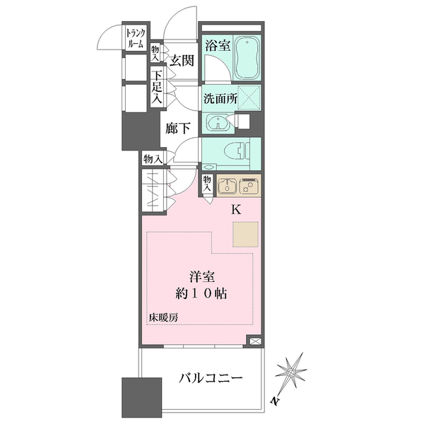 シティタワー大井町の間取図
