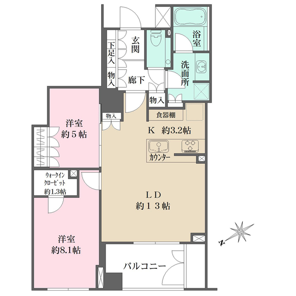ザ・パークハウス高輪フォートの間取図