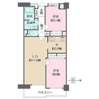コア・スターレ西大井の間取図