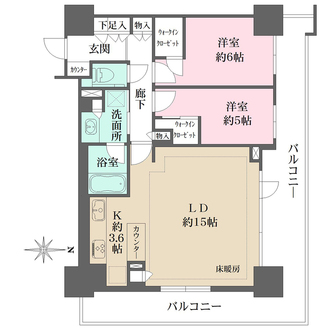 品川イーストシティタワーの間取図
