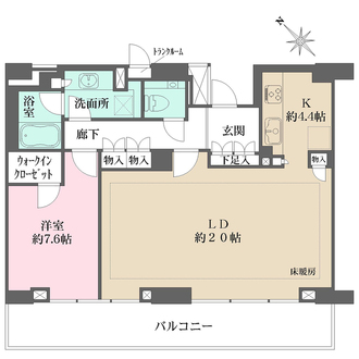 パークハウス葉山丘邸の間取図