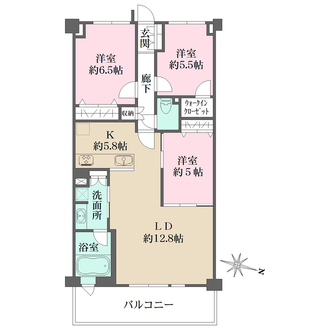 東京マスタープレイスの間取図