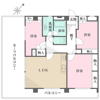 ステージ仙台坂の間取図