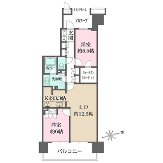 品川シーサイドレジデンスの間取図