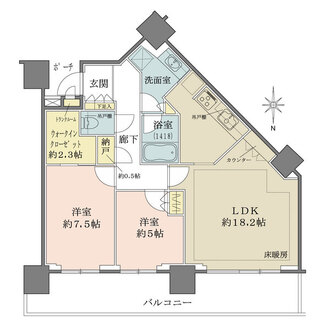 シティタワー品川の間取図