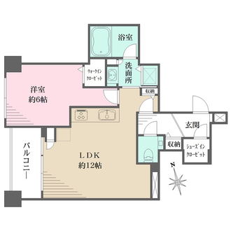 大森ナショナルコートの間取図